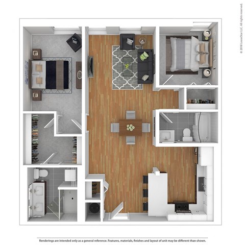 Arterra KC B1 3D Floor Plan